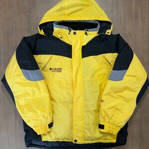 Vintage Columbia Challenge Series Yellow Black Jacket Men’s XL – Winter S